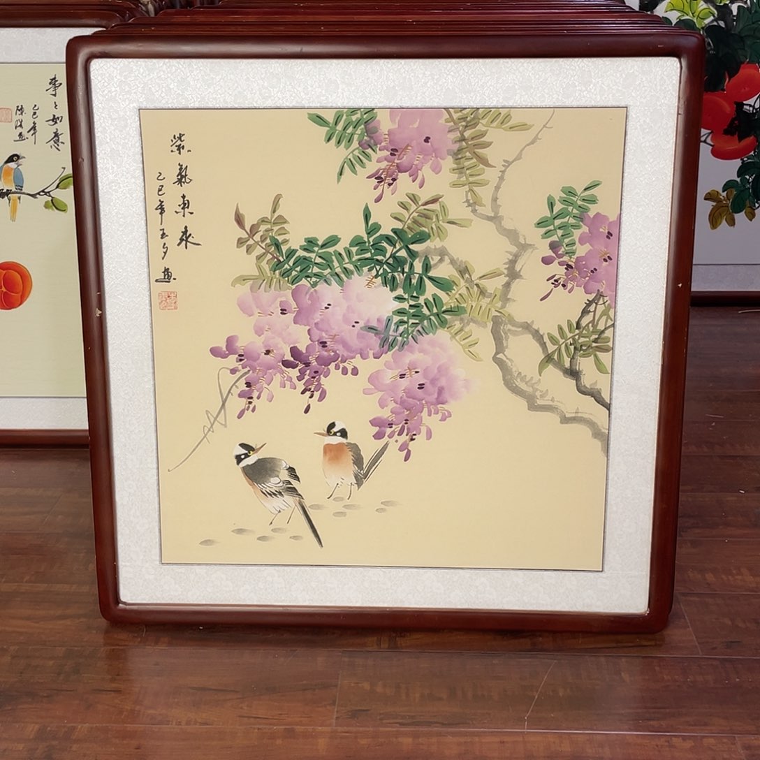 国画带框尺寸63*63厘米