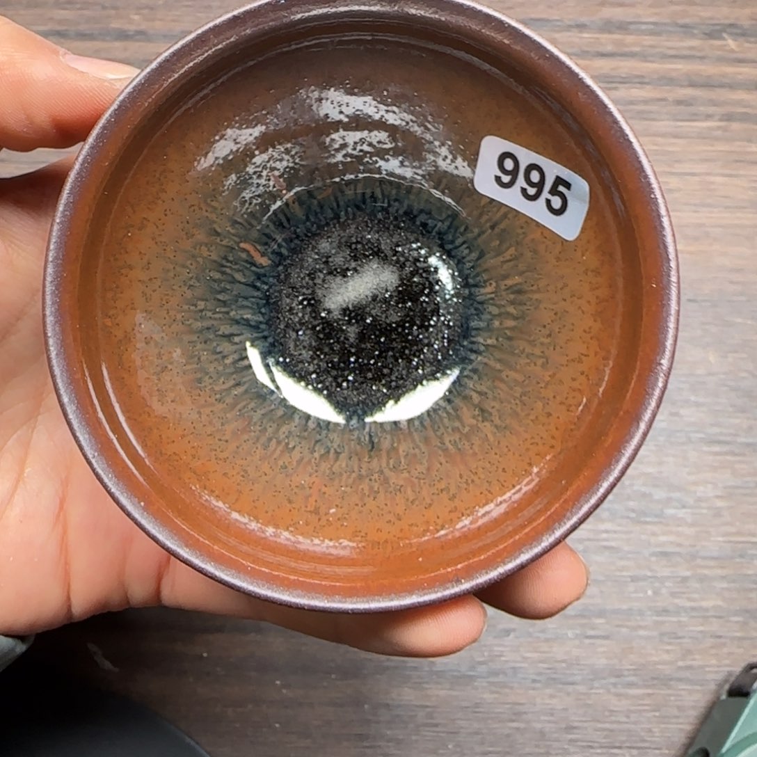茶盏龙窑柴烧原矿原釉995