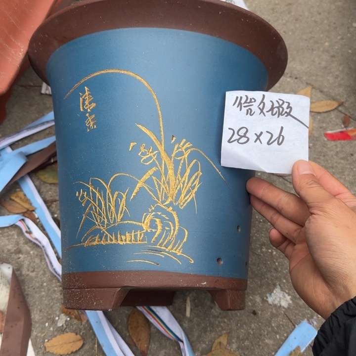 紫砂花盆特价商品