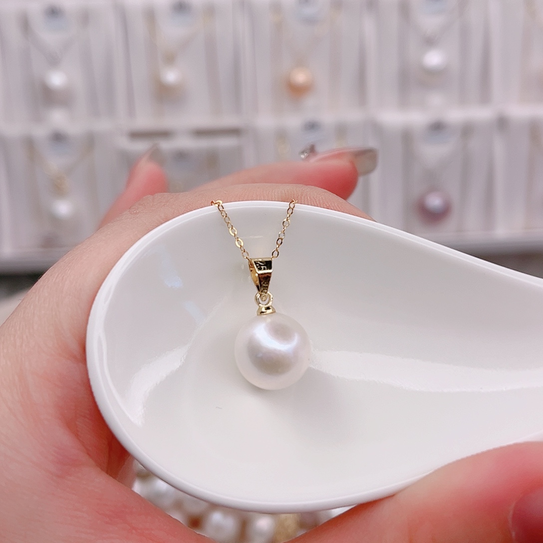 未镶嵌淡水珍珠吊坠(赠链)