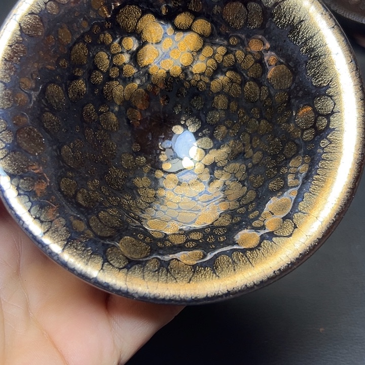 用***2茶盏建盏113口径大撇口