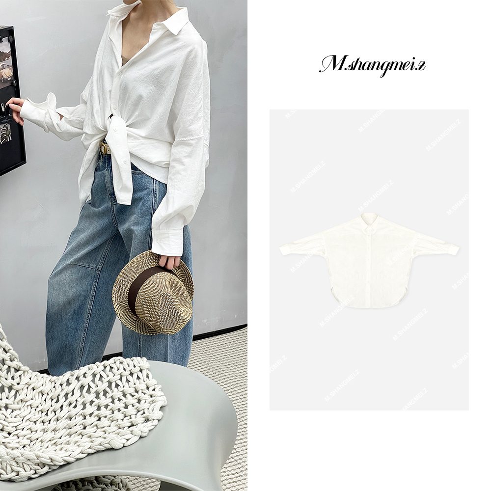 M.SHANGMEI.Z/沐熙【顶配工艺】美大哥舒适时尚印花衬衣X012006
