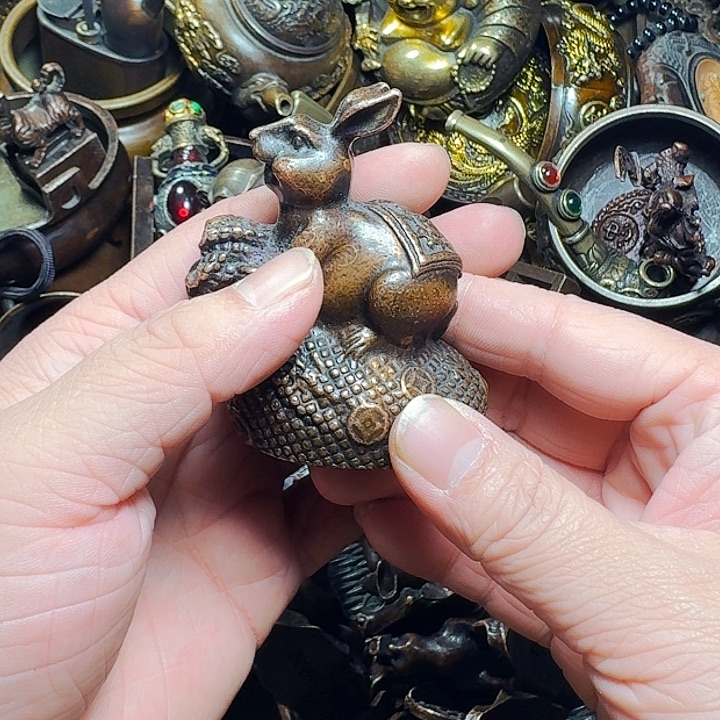 铜器摆件收收藏藏