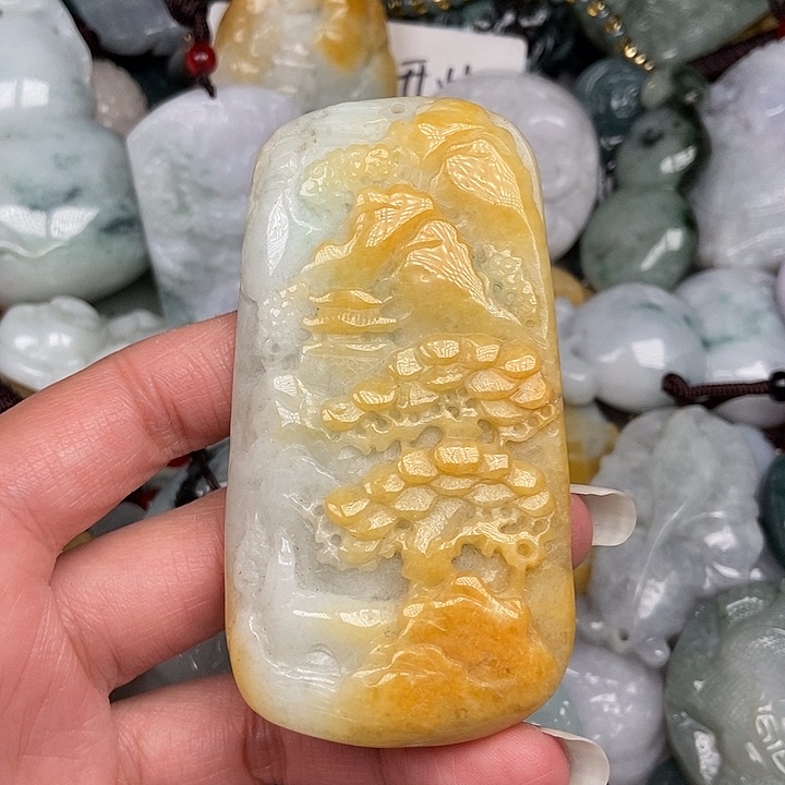 颈饰未镶嵌翡翠翡翠