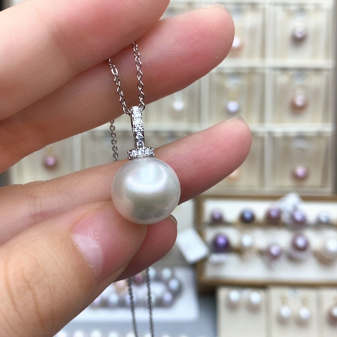 淡水珍珠颈饰合金