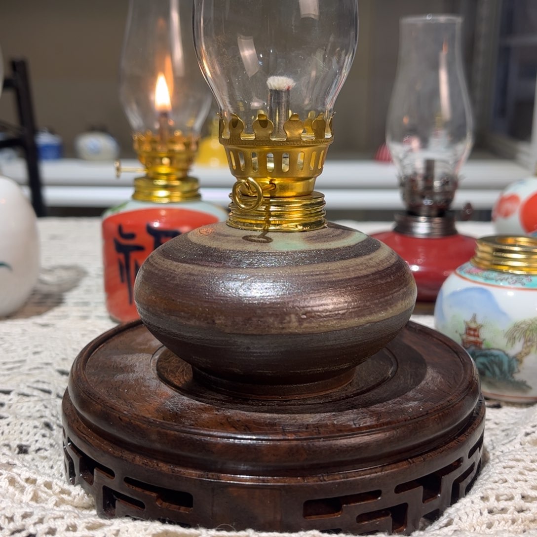 摆件景德镇陶瓷香薰灯