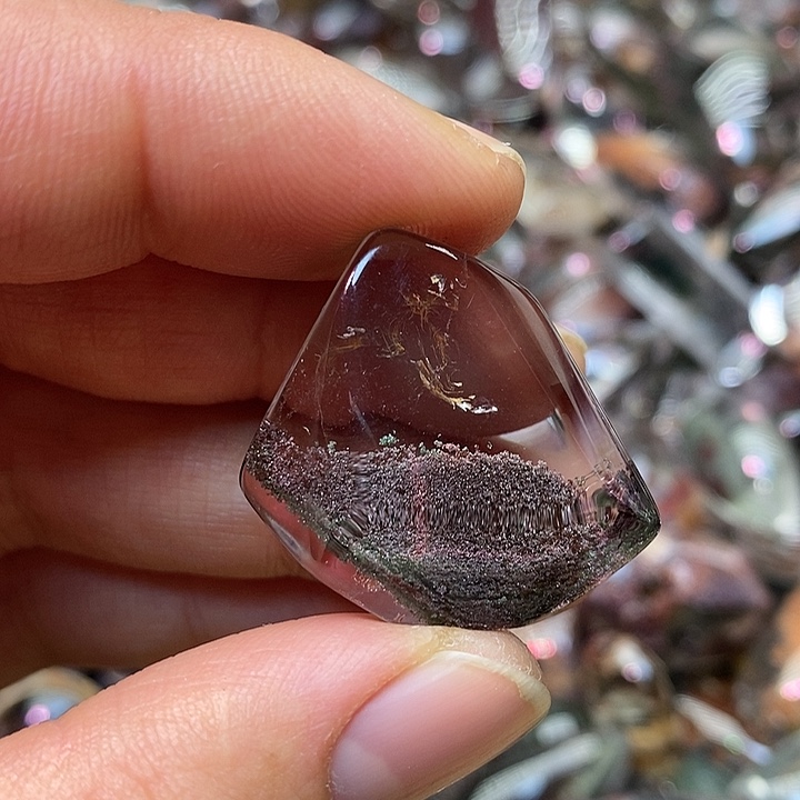 水晶裸石定制不打孔未镶嵌