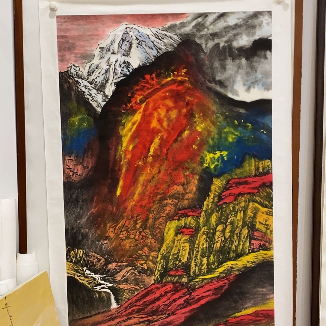 国画我不晓得咋整啊怎么就