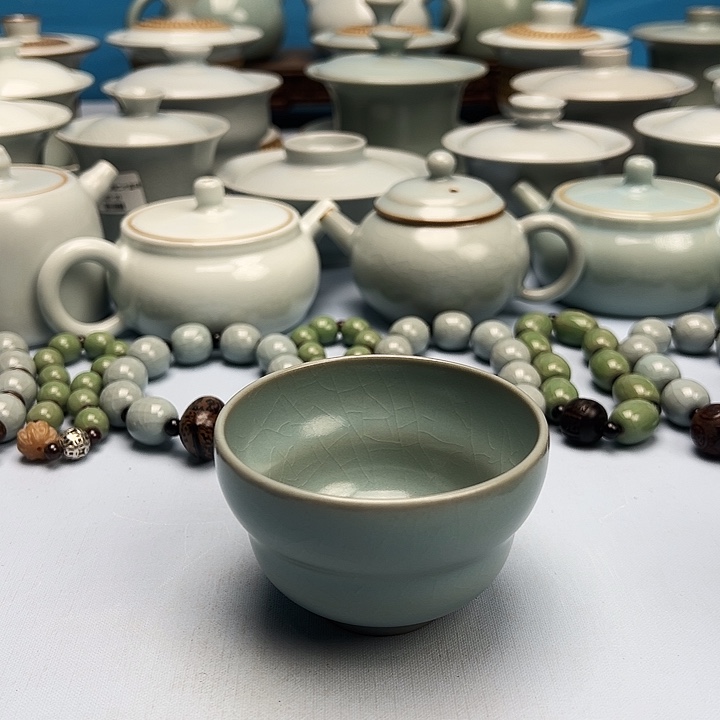 杯仿古釉福禄碗杯原矿原釉原产地