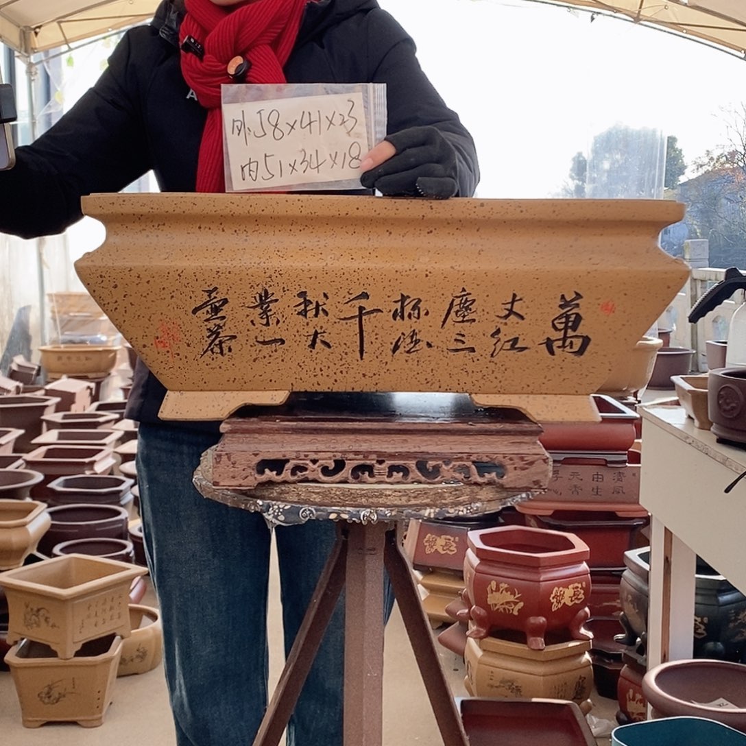 紫砂花盆紫砂花盆