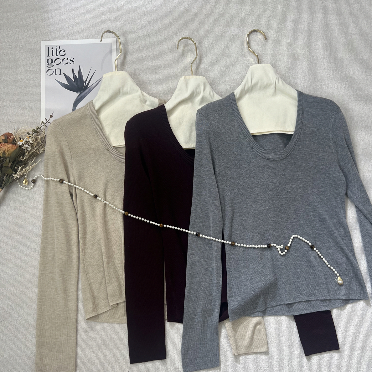 南油朱朱打底毛衣三色1305