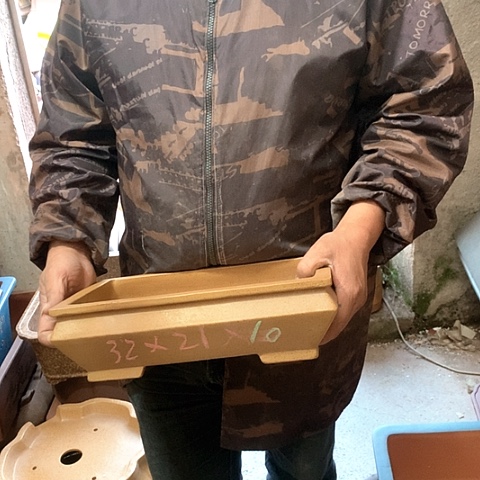 紫砂花盆手工艺品