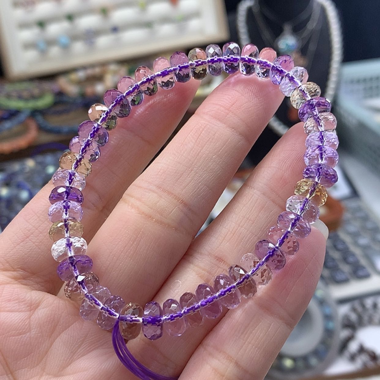 【闪购商品】水晶手串未镶嵌静手串