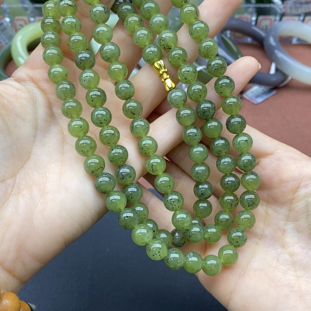 和田玉未镶嵌挂件卡8