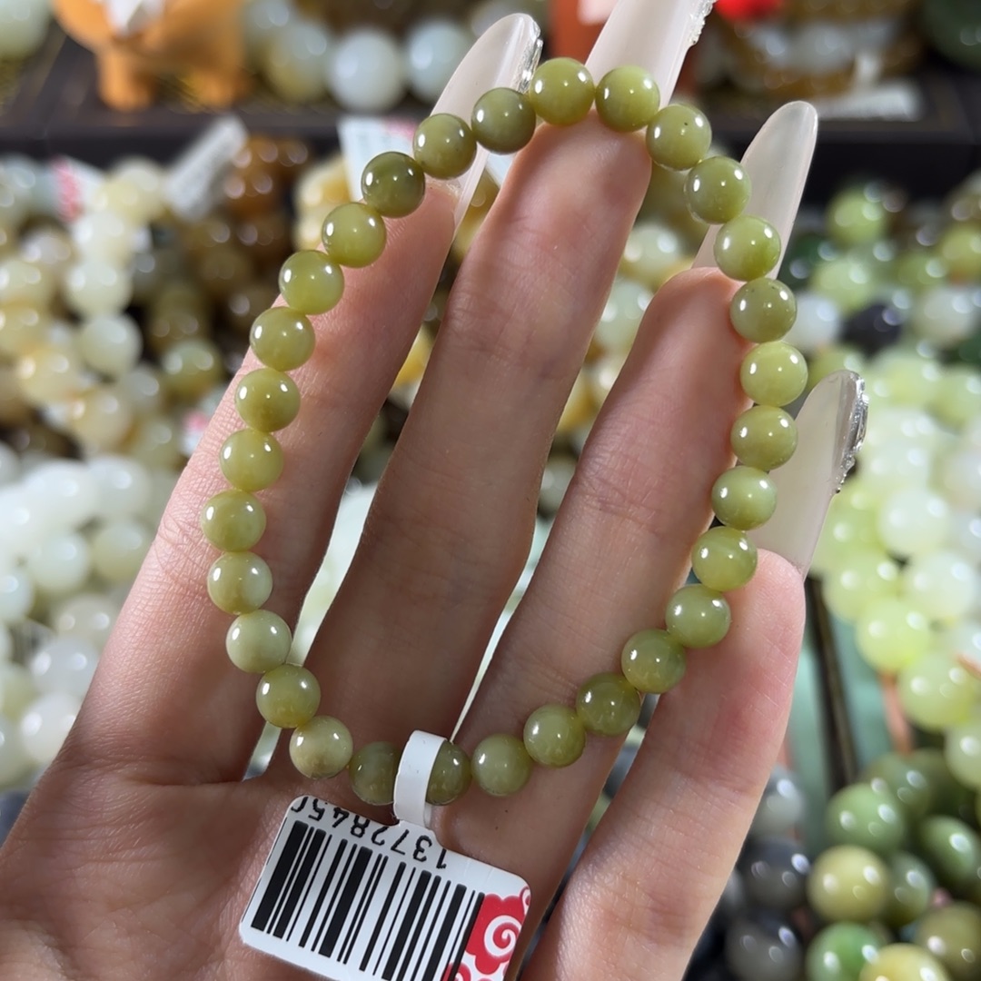 和田玉未镶嵌手链271