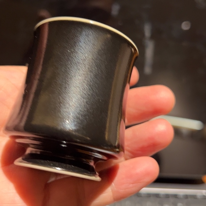 镜里山磨砂黑主人杯50 cc
