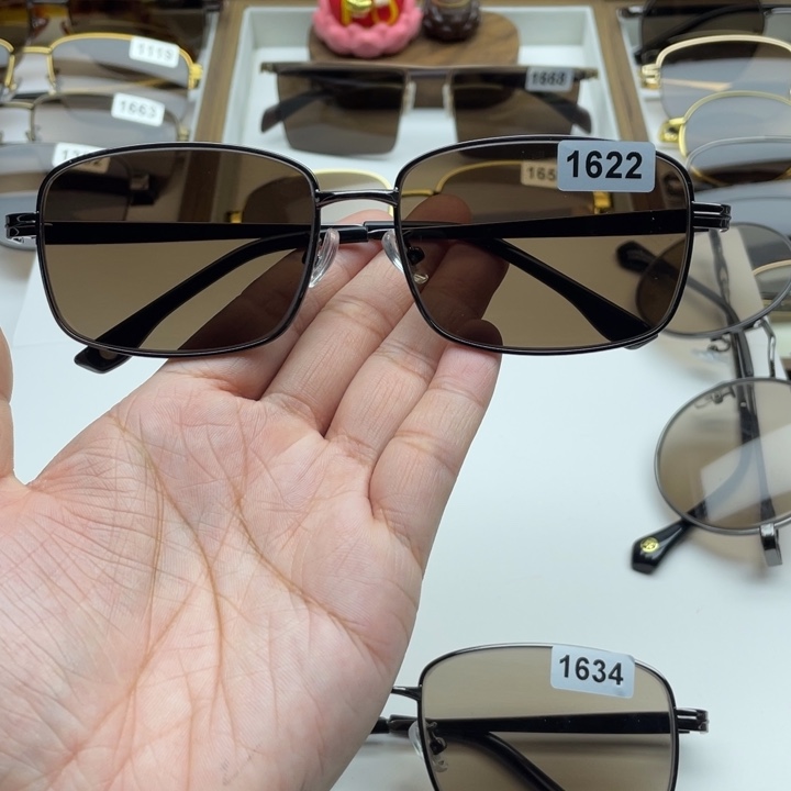 茶水晶全框眼镜 1622