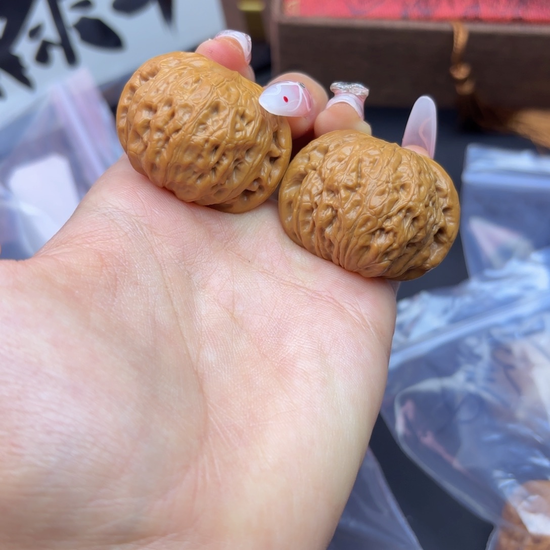 文玩核桃把件戒***长铁锤 37