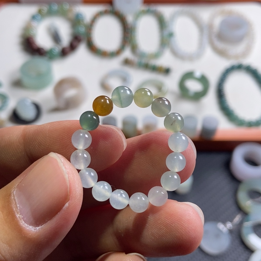 颈饰未镶嵌翡翠粘**?璟一珠宝翡翠