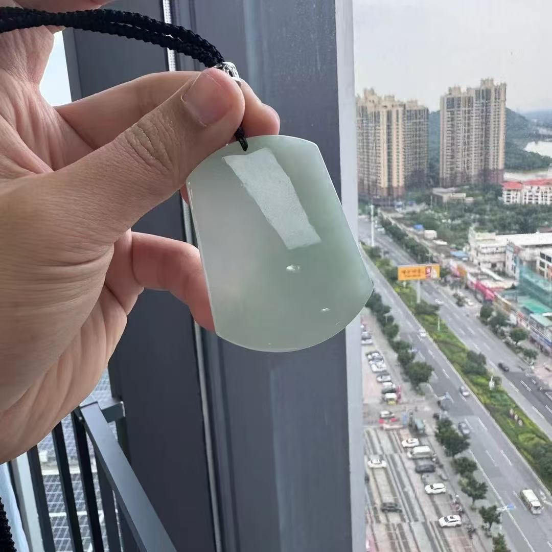 【杰缘珠宝】天然A货翡翠无事牌吊坠 多样性发一件