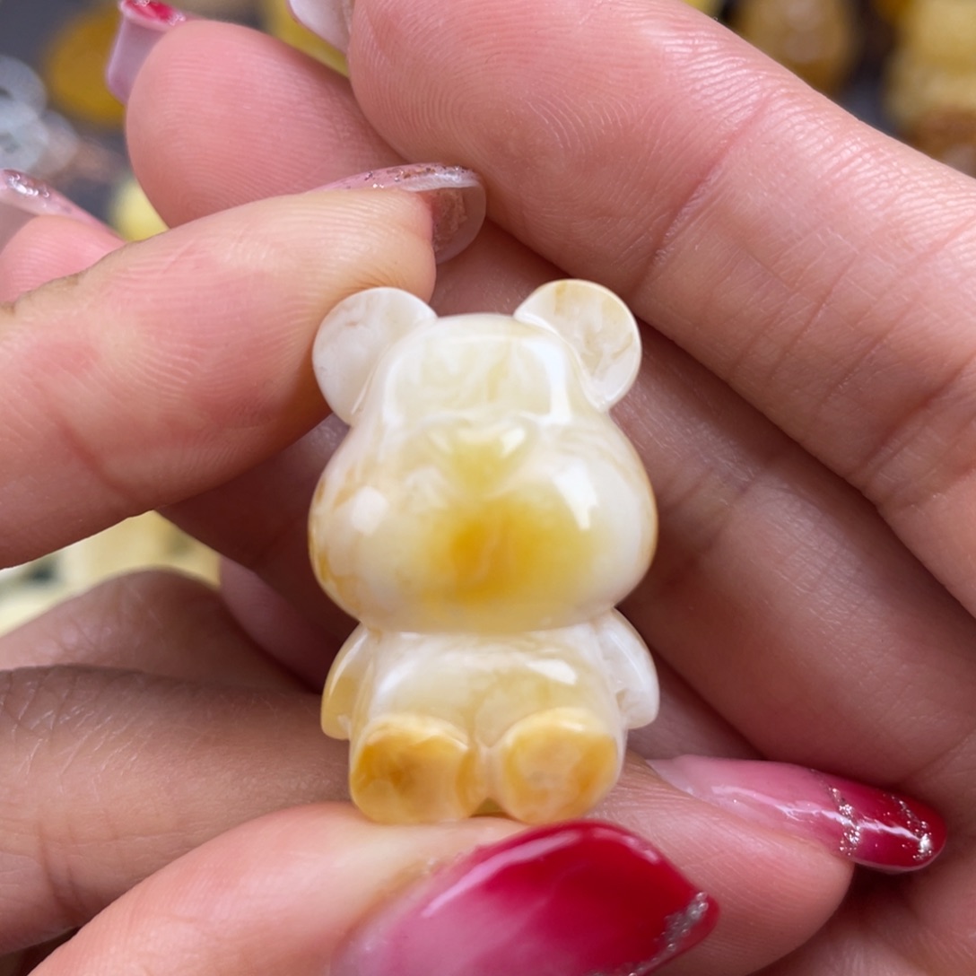 琥珀裸石未镶嵌蜜蜡