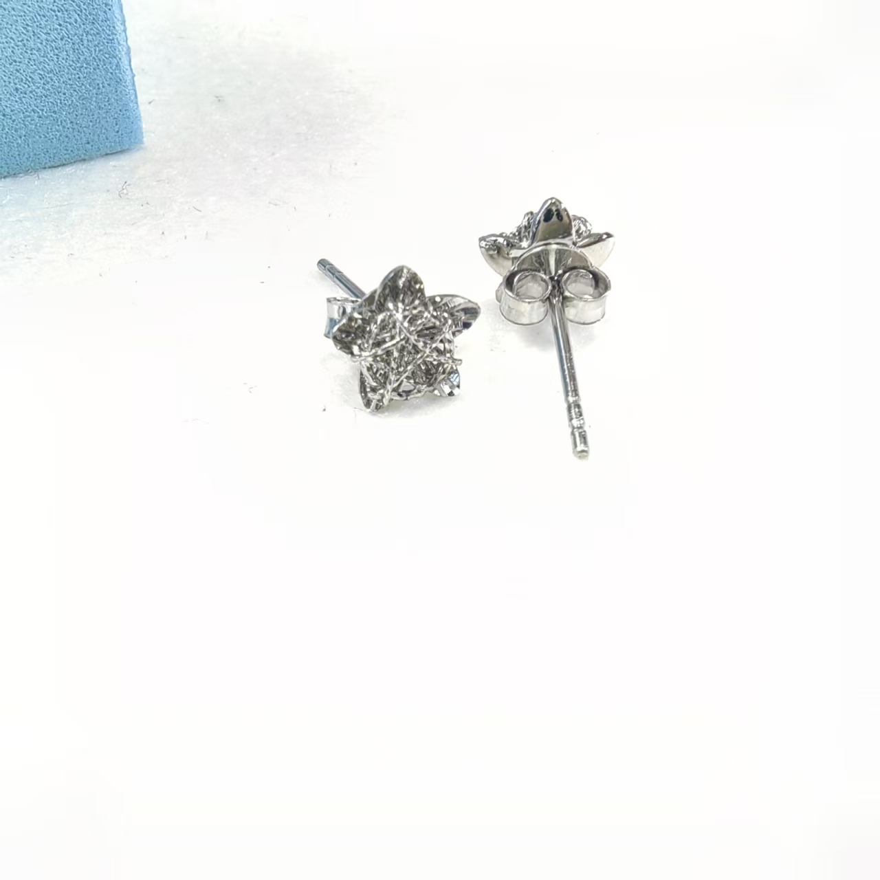 PT950铂金耳饰 花丝星星铂金耳钉  时尚百搭 