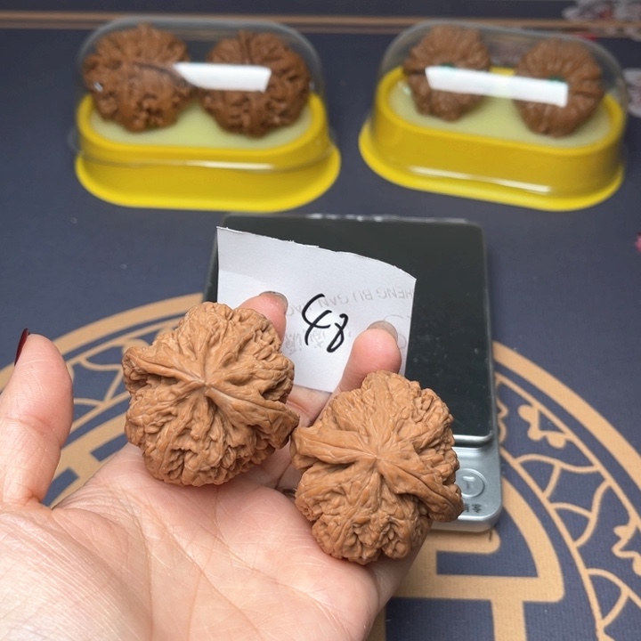 文玩核桃把件43大粗筋