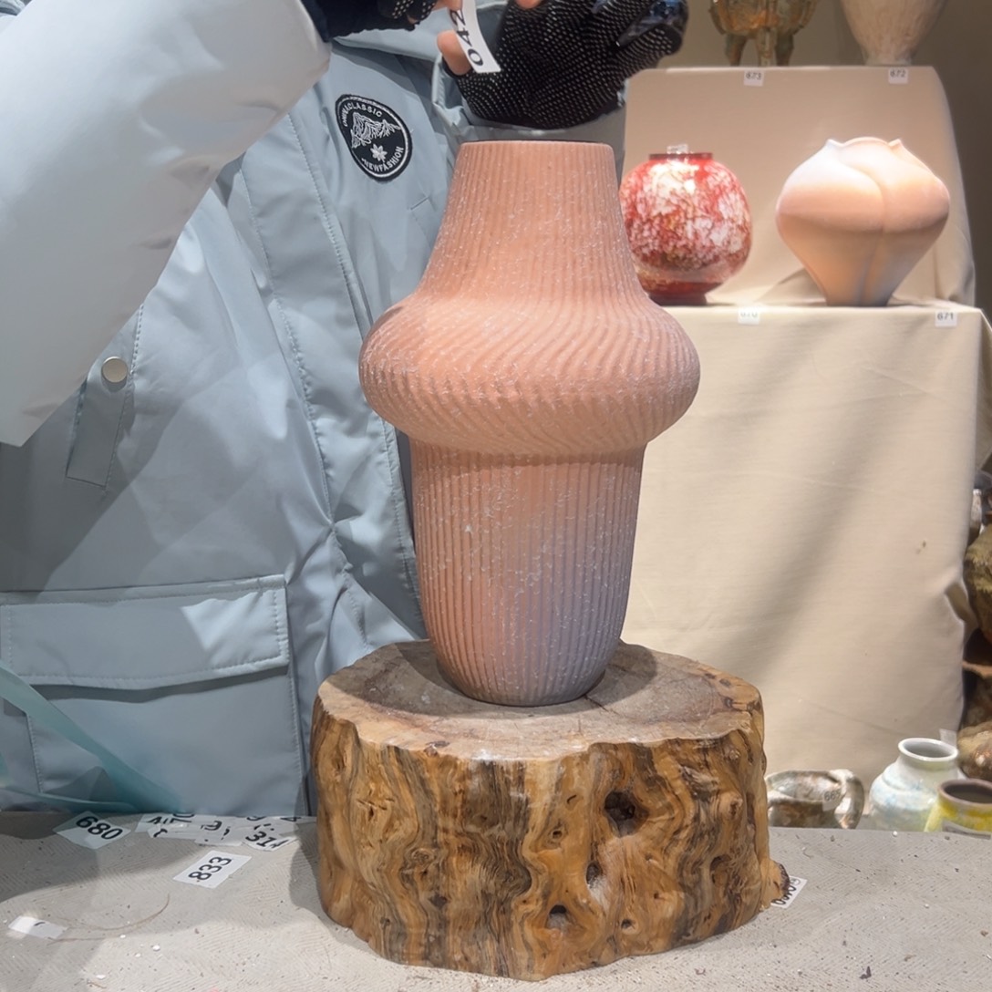 景德镇高温陶瓷花瓶摆件42金鹏宝甲