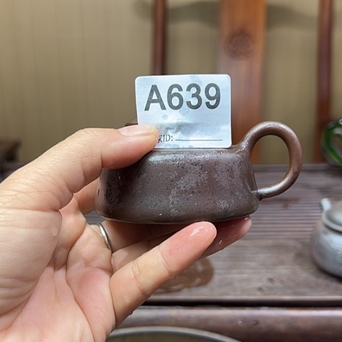 戬谷龙窑坭兴陶柴烧茶壶639
