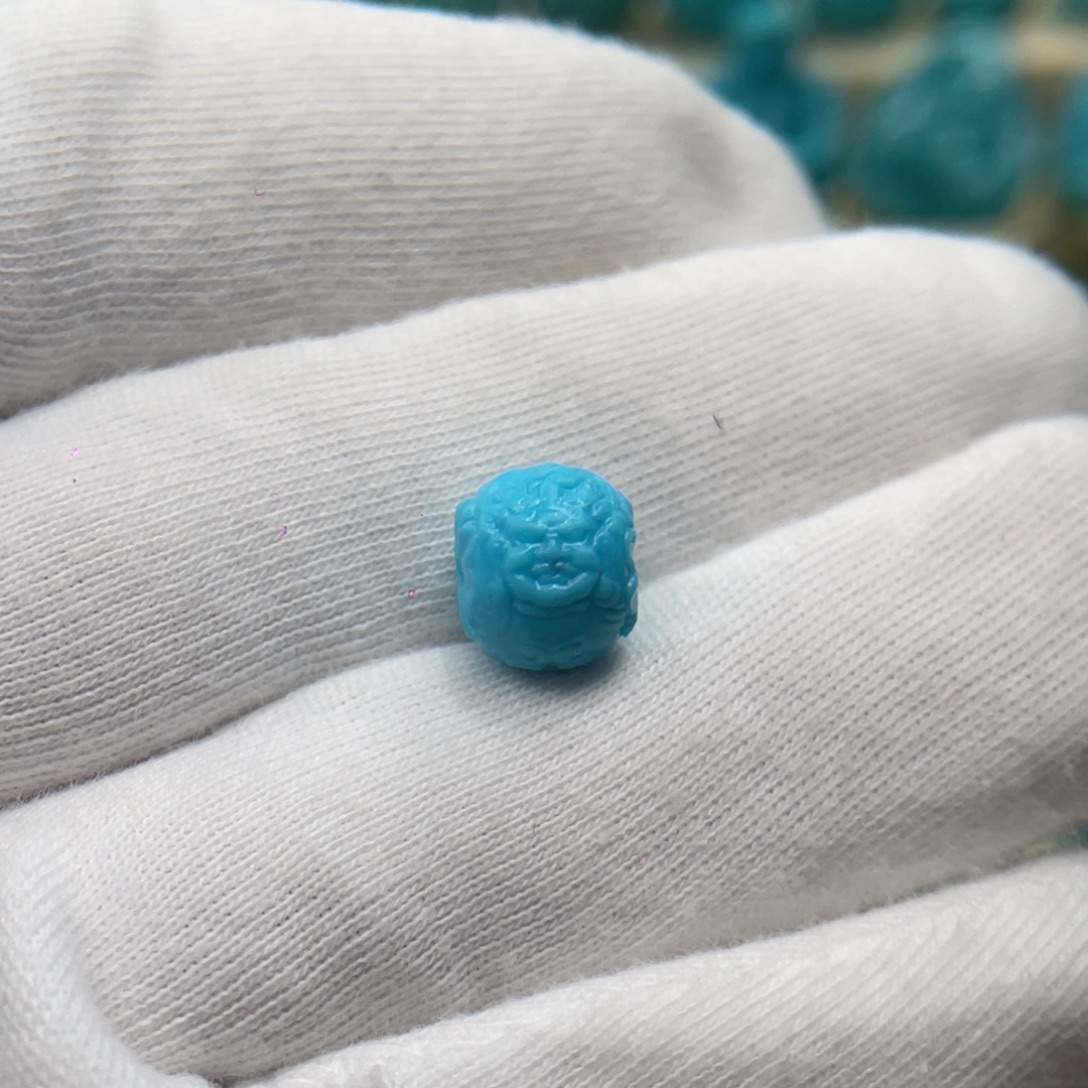 绿松石未镶嵌颈饰卡10-8.5