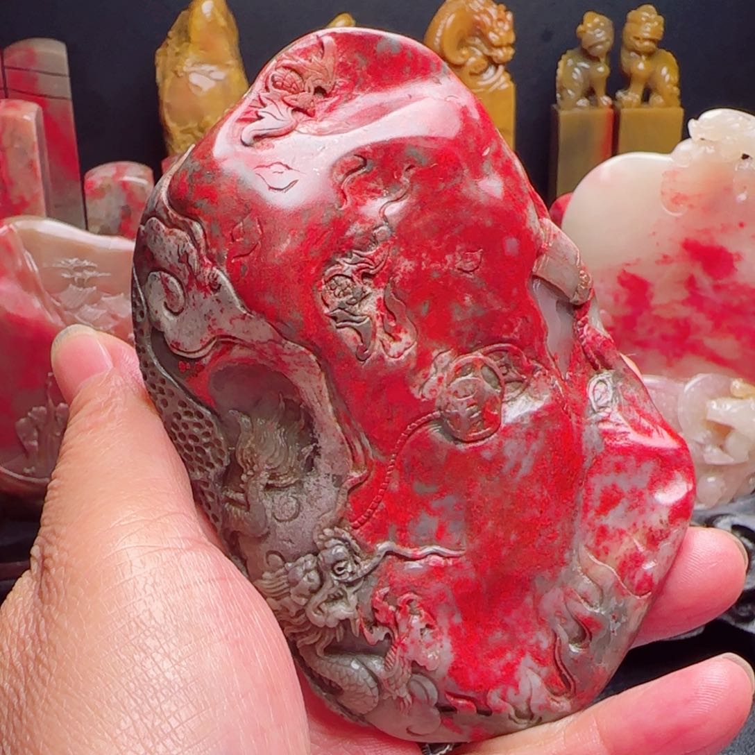 昌化石昌化鸡血石