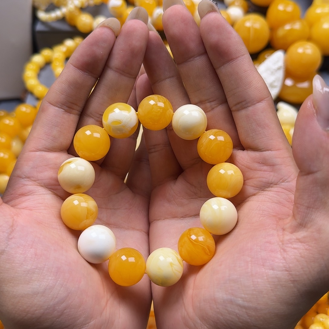 未镶嵌蜜蜡珠宝奇石17mm