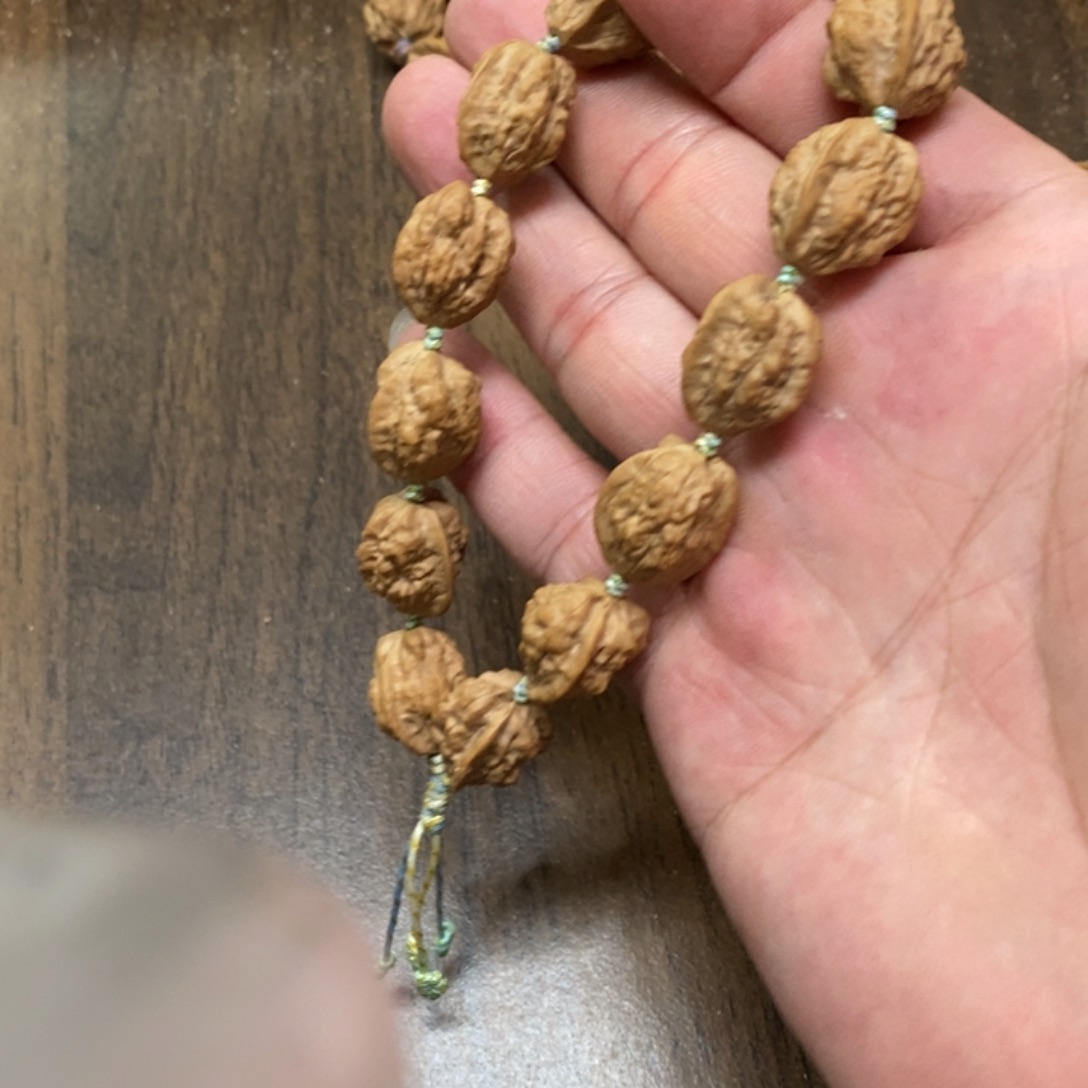 文玩核桃吊坠文玩木质核桃手串