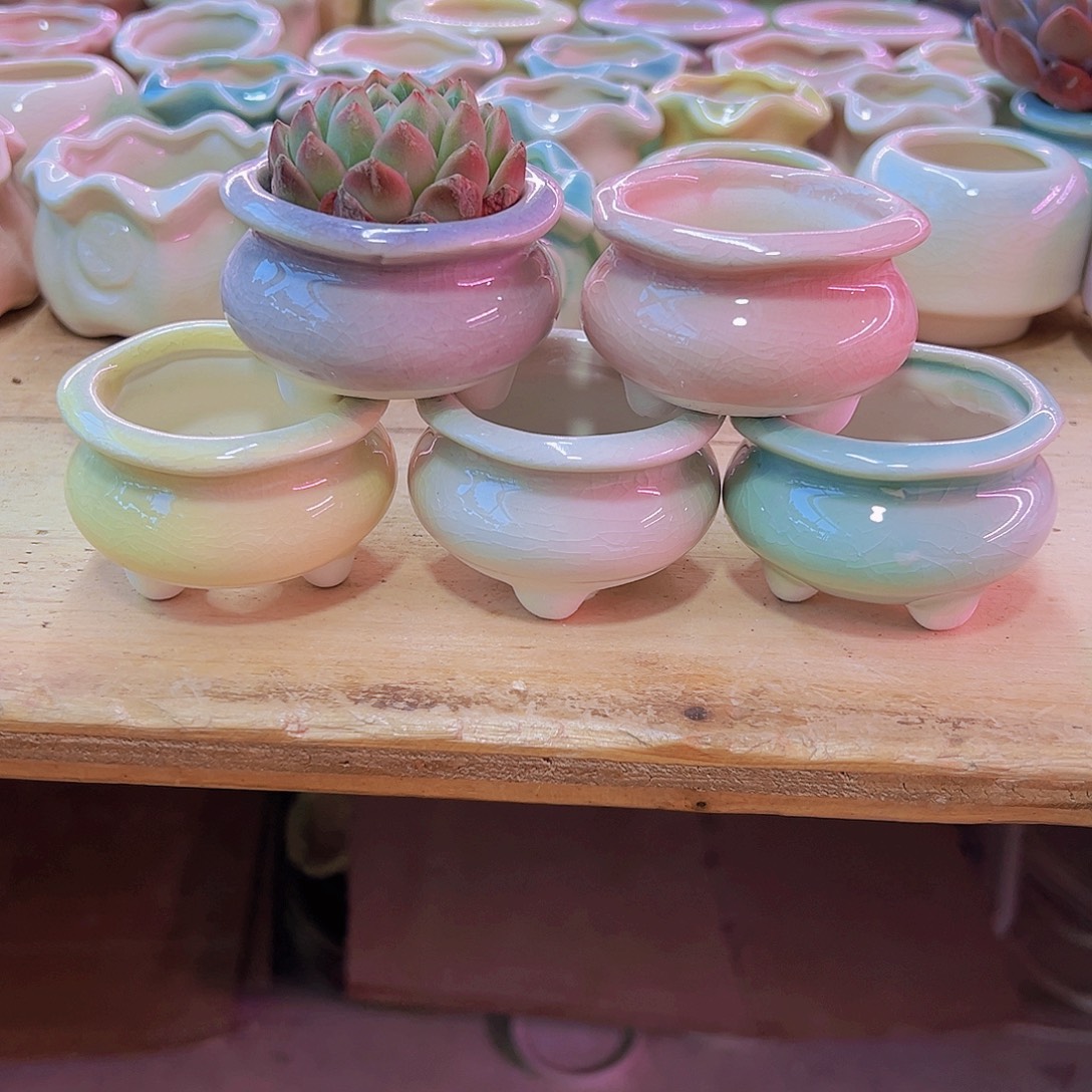 陶瓷花盆当场凑满12包邮