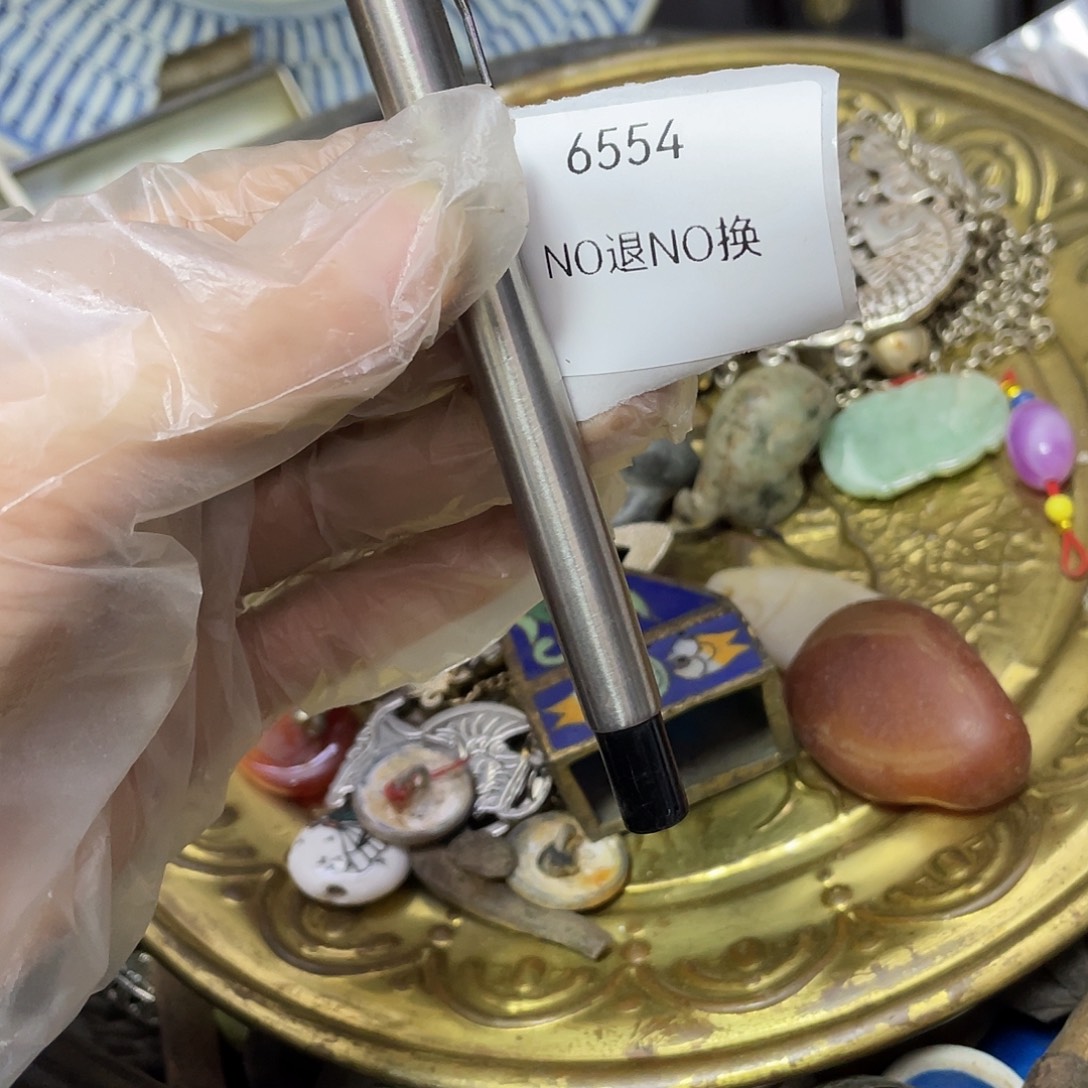 蓝***天瓷片6554号工艺品