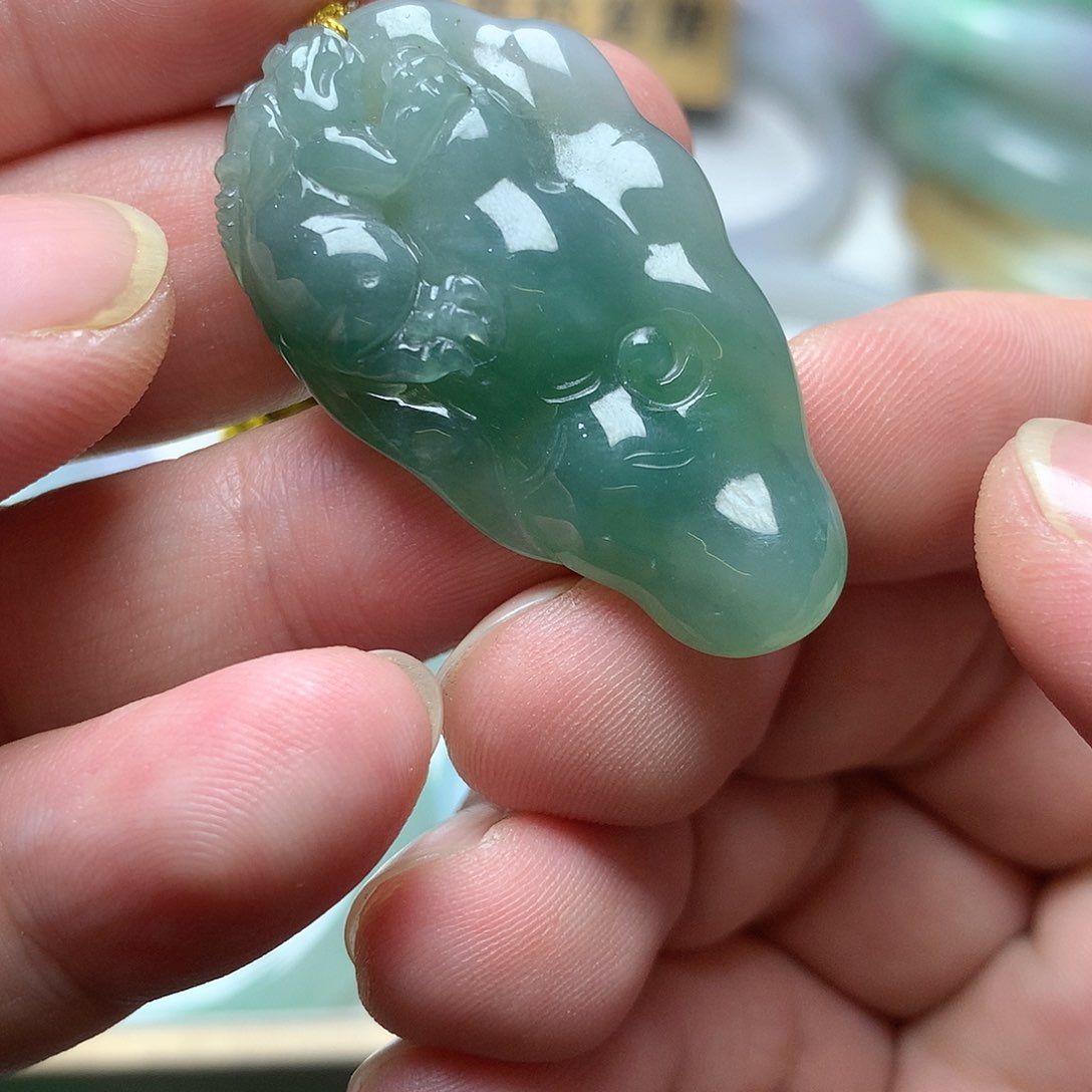 颈饰未镶嵌翡翠貔貅