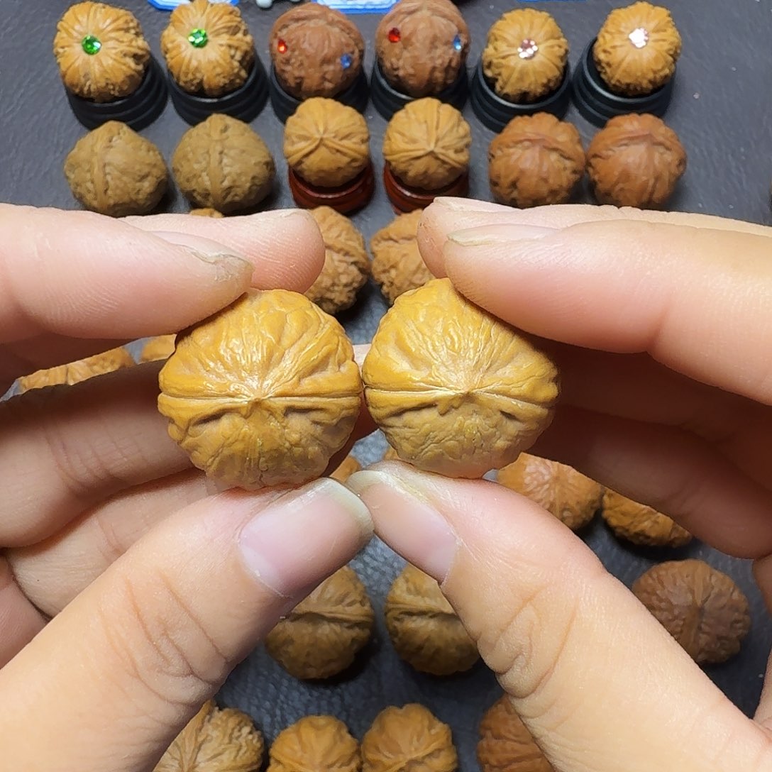津***哥把件文玩核桃25尺小板栗