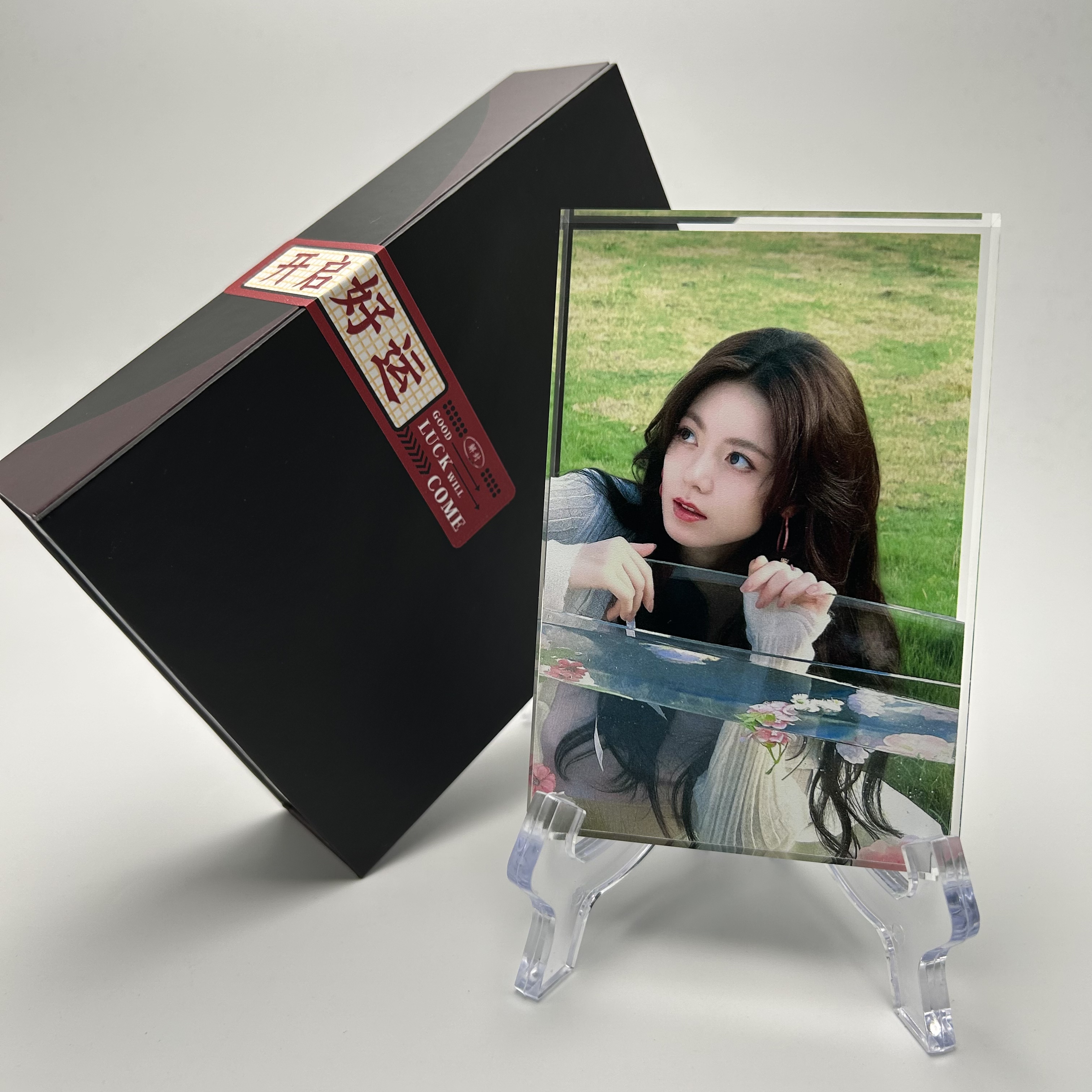 【明星盲盒】周边高工艺精美亚克力水晶砖
