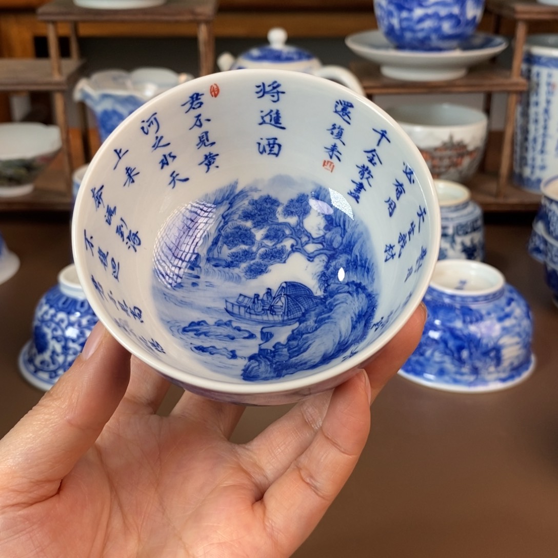 景德镇陶瓷手工手绘