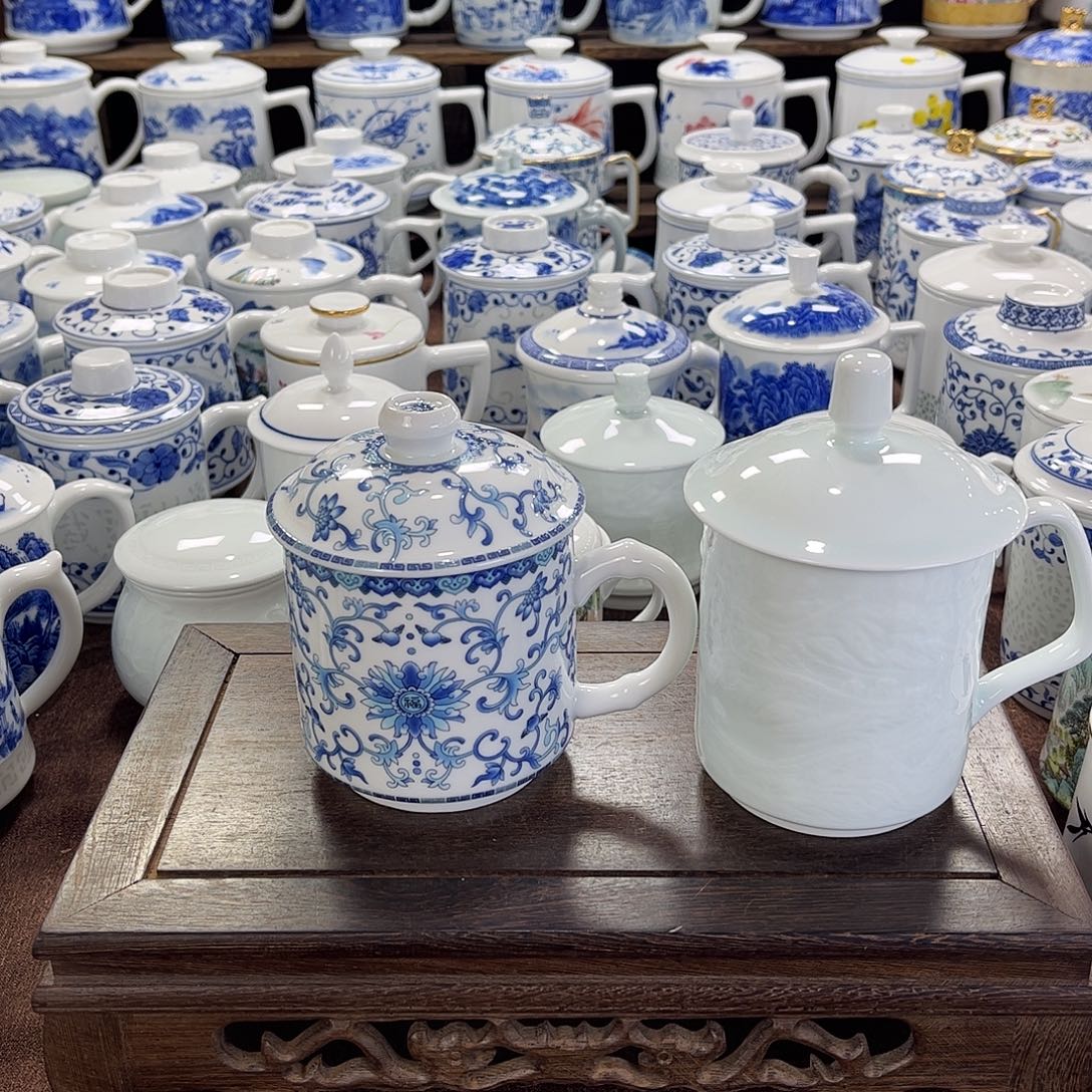 ****s陶瓷摆件景德镇陶瓷马克杯