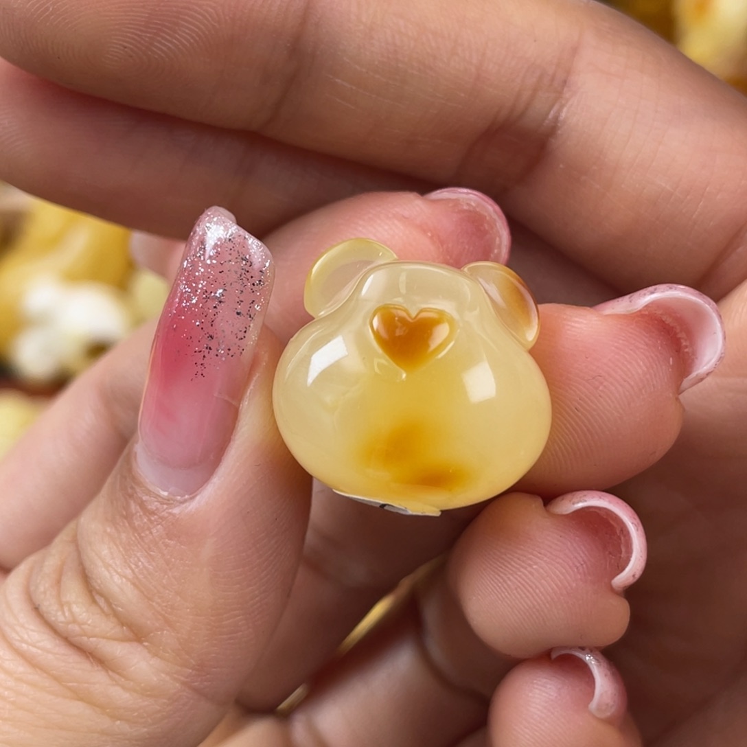 琥珀裸石未镶嵌蜜蜡