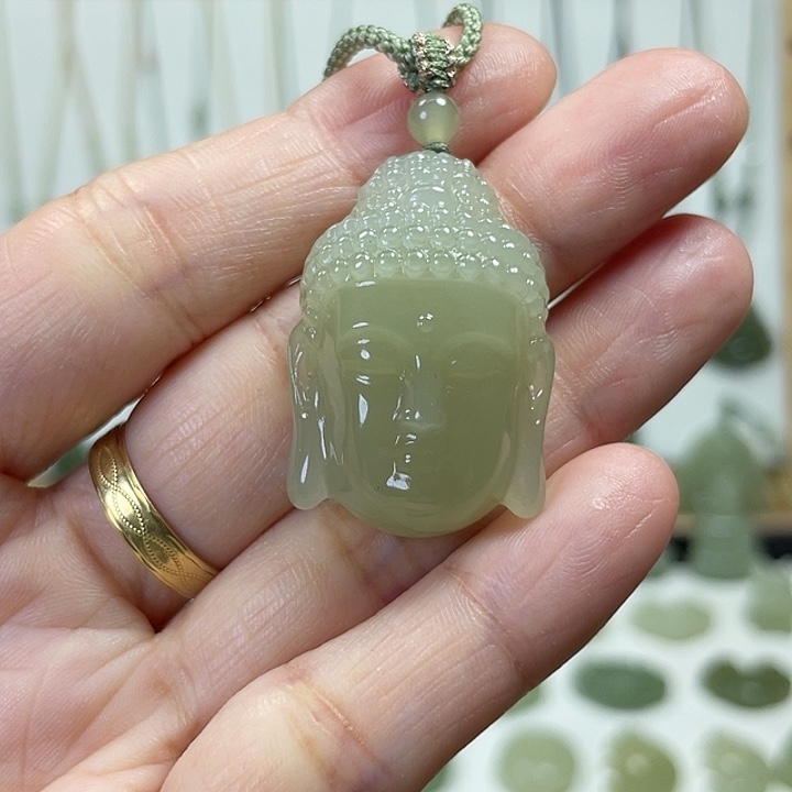 和田玉颈饰未镶嵌稳***福