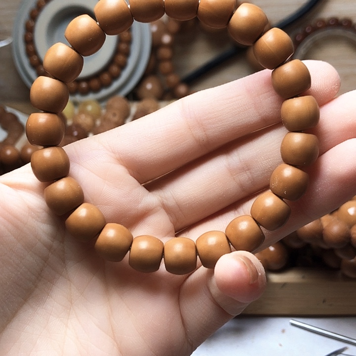 碳***喂橄榄核手串/手链猴头直切