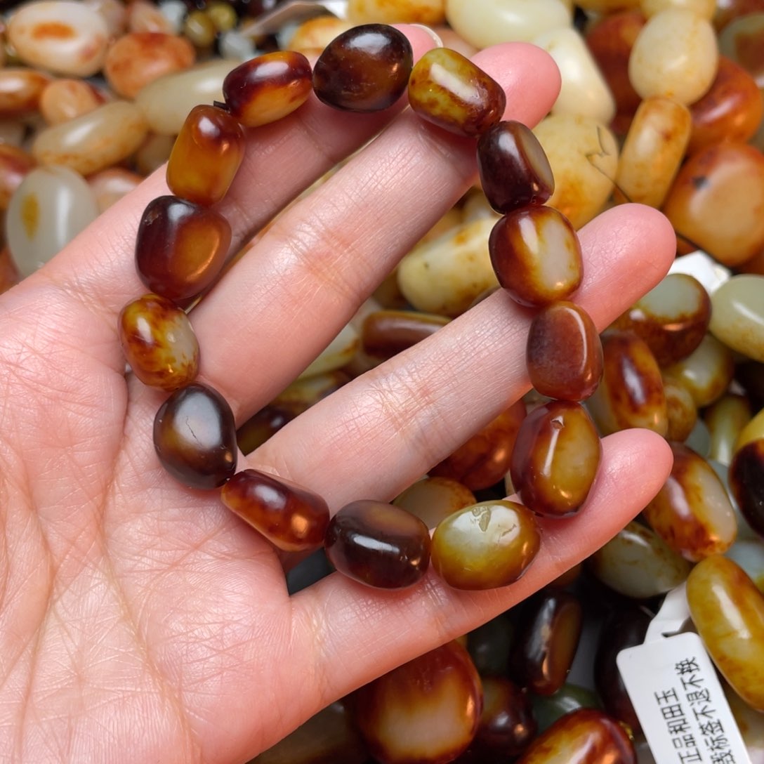 和田玉手链未镶嵌