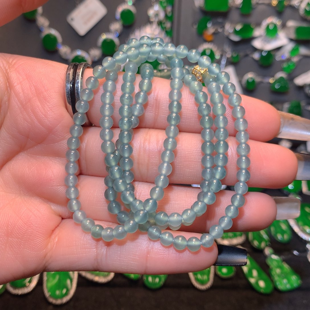 翡翠手串未镶嵌珠串