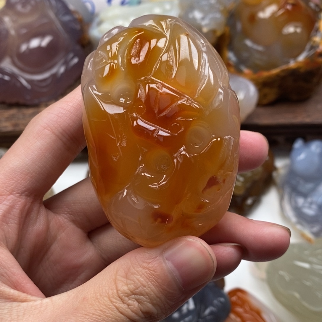 玛瑙/玉髓未镶嵌颈饰