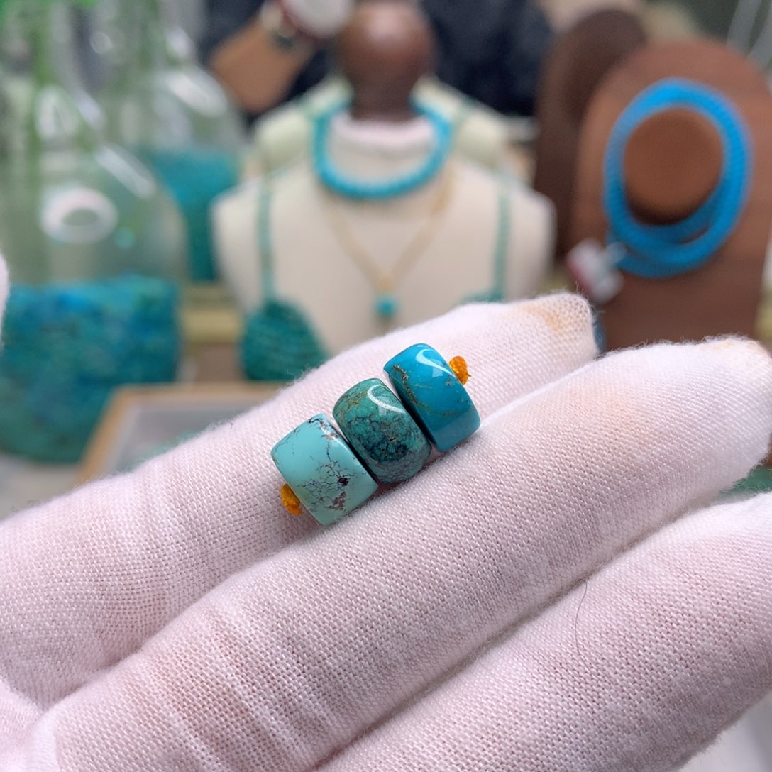 绿松石未镶嵌配饰