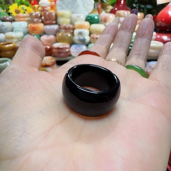 玛瑙/玉髓戒指未镶嵌娜*