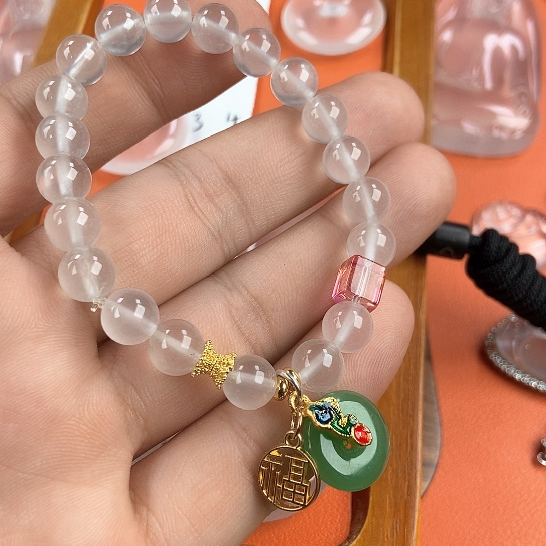 石英质玉手链合金