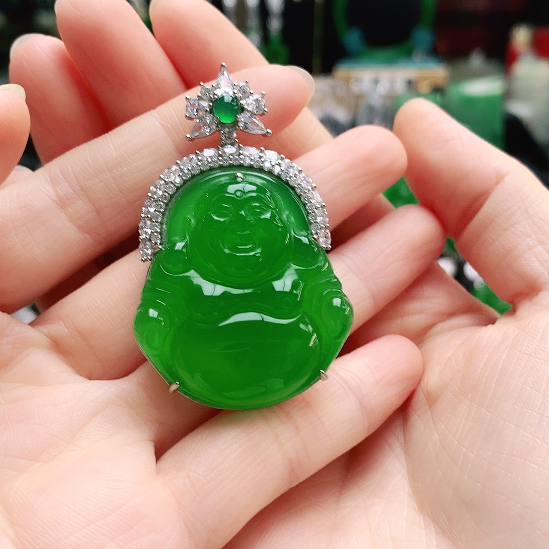 银S925镶嵌吊坠玛瑙/玉髓